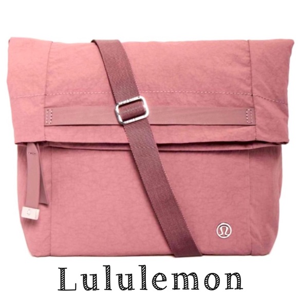 lululemon athletica Handbags - July 4th SALE Sold out!! Lululemon red Rusty rose on my level crossbody bag